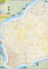 Western Australia & Southern WA Large QPA 710 x 1010mm Laminated Wall Map