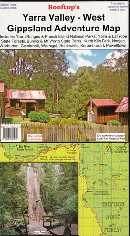 Yarra Valley - West Gippsland Adventure Map Rooftop