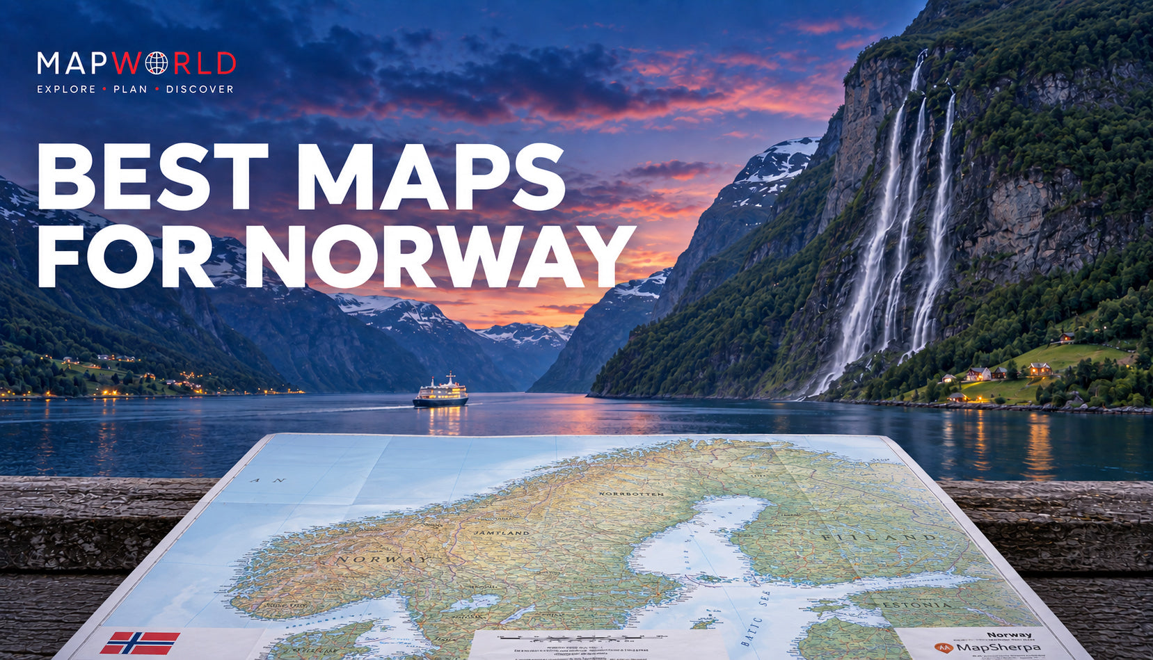 Best Maps for Norway | Road, Fjord, Hiking & Wall Maps