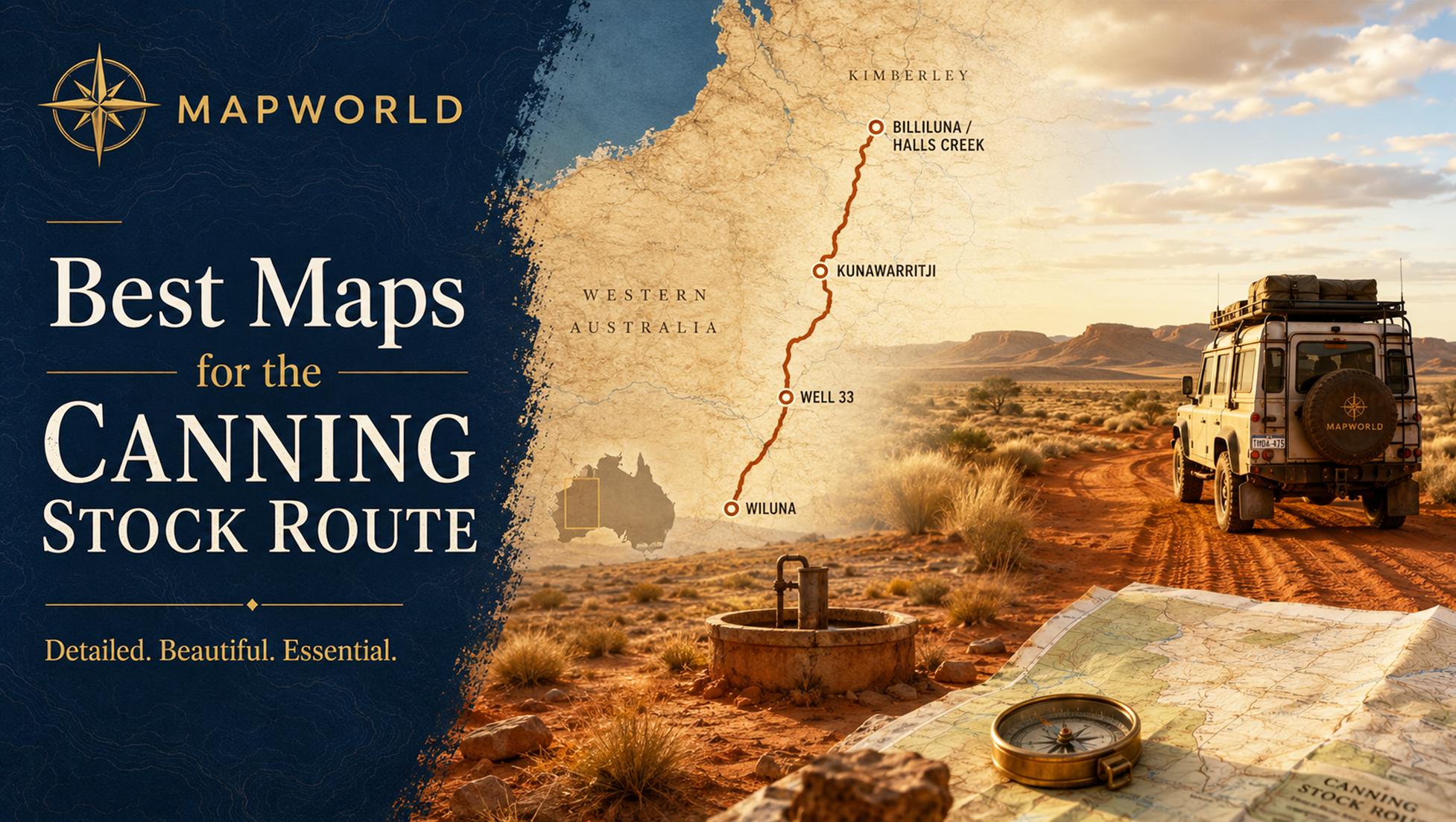 Best Maps for the Canning Stock Route