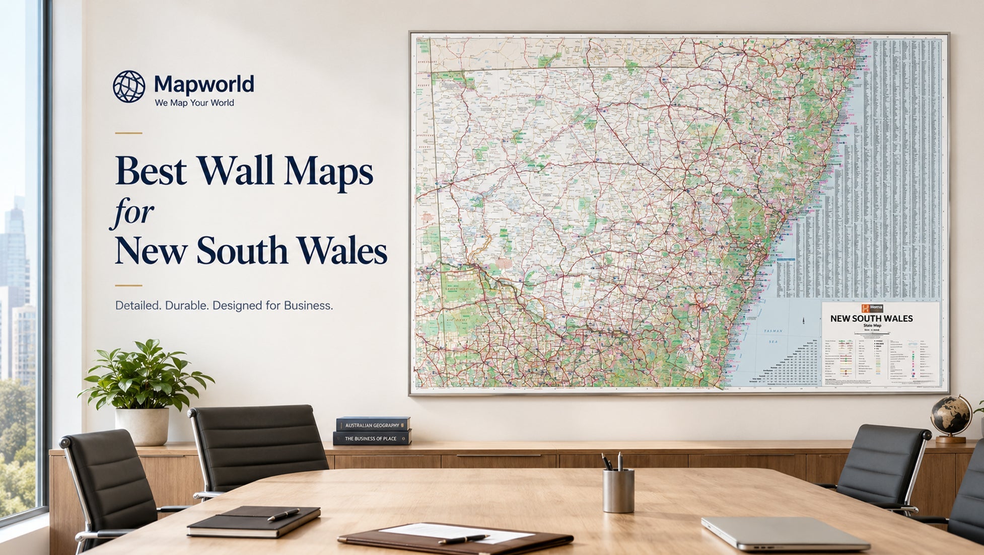 Best Wall Maps for New South Wales
