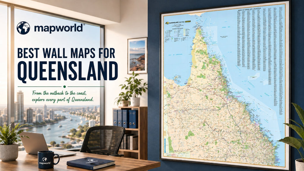 Best Wall Maps for Queensland