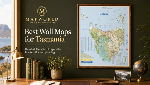 Best Wall Map for Tasmania