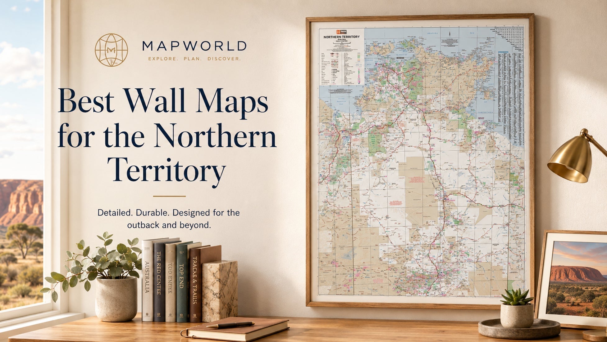 Best Wall Maps for the Northern Territory