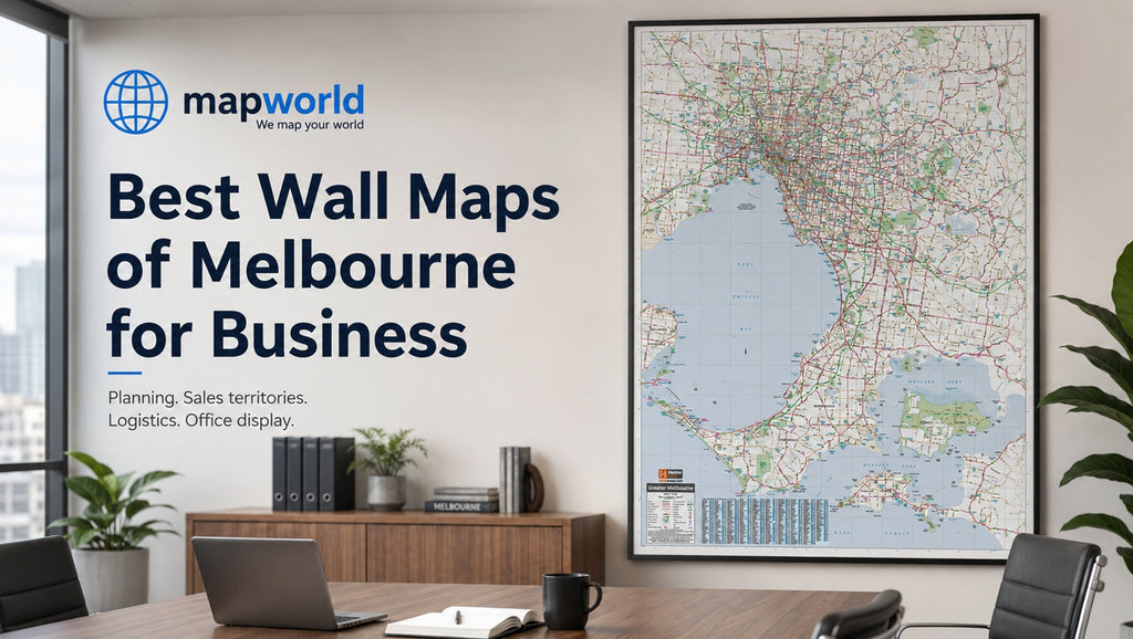 Best Wall Maps of Melbourne for Business