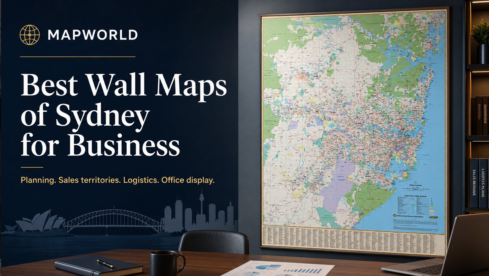 Best Wall Maps of Sydney for Business