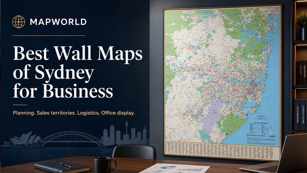 Best Wall Maps of Sydney for Business