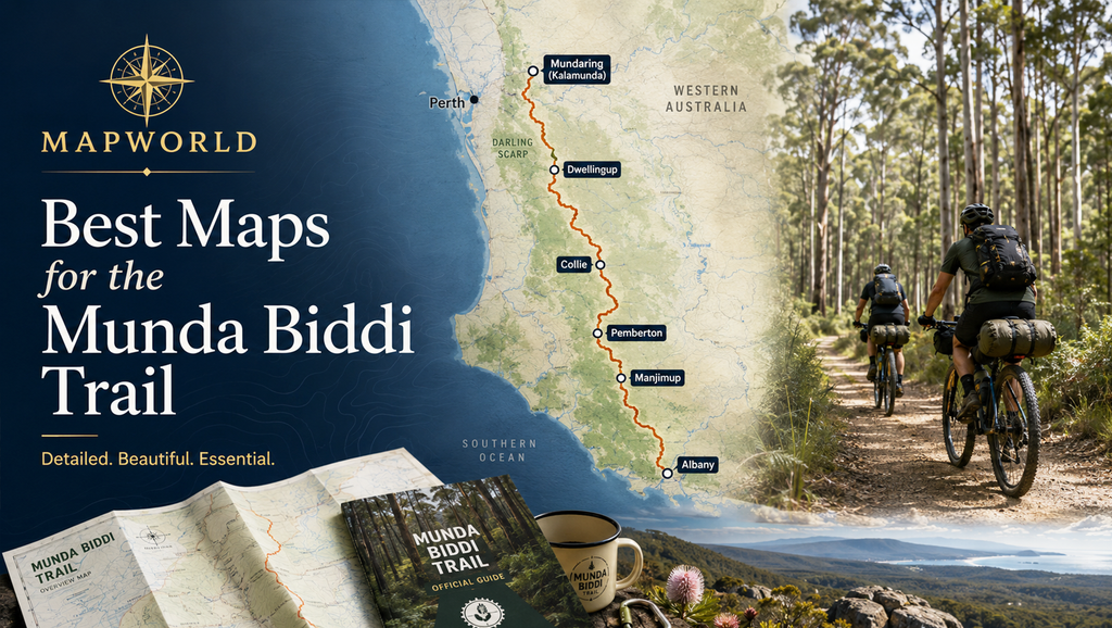 Best Maps for the Munda Biddi Trail