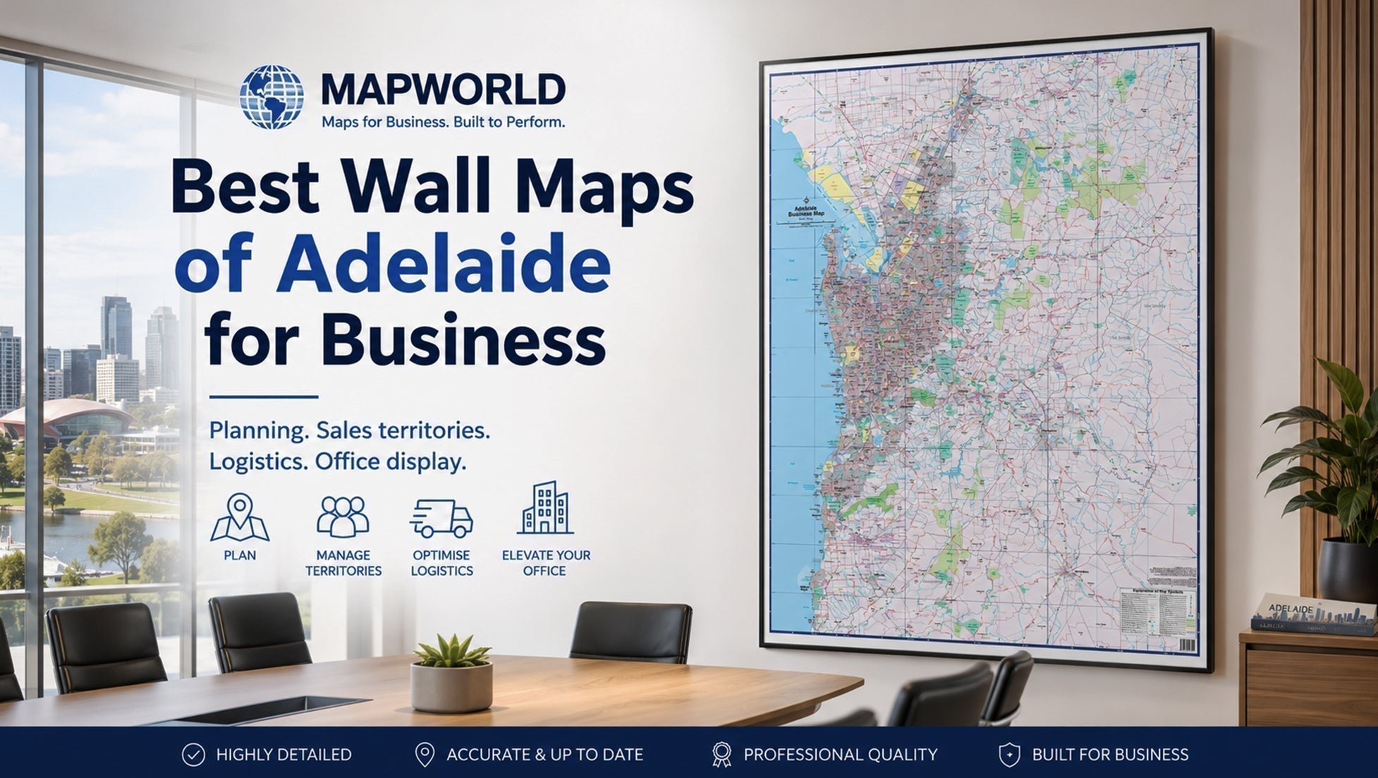Best Wall Maps of Adelaide for Business