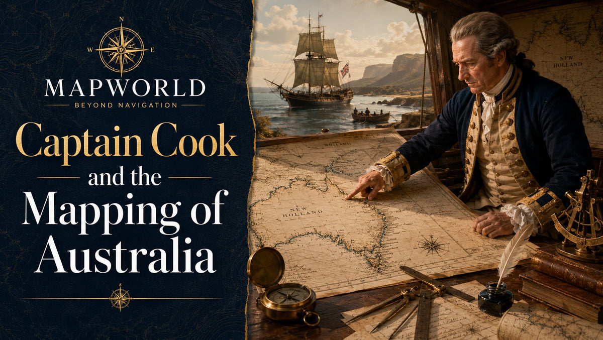 Captain Cook Square Map Captain Cook and the Mapping of Australia | Historical Maps & Charts ...