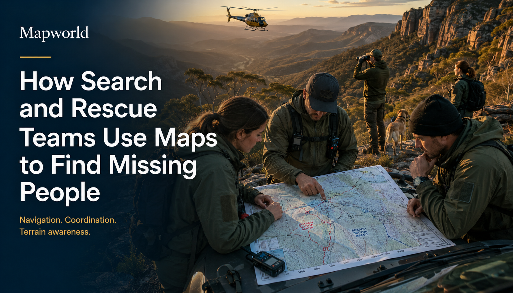 How Search and Rescue Teams Use Maps to Find Missing People