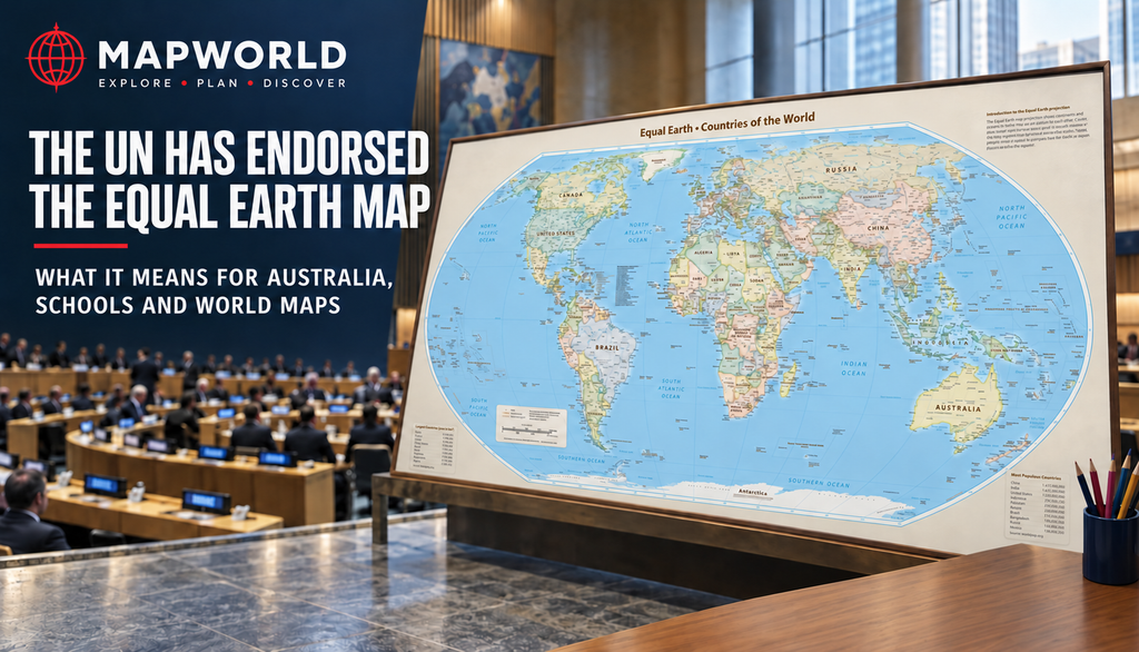The UN Has Endorsed the Equal Earth Map: What It Means for Australia, Schools and World Maps