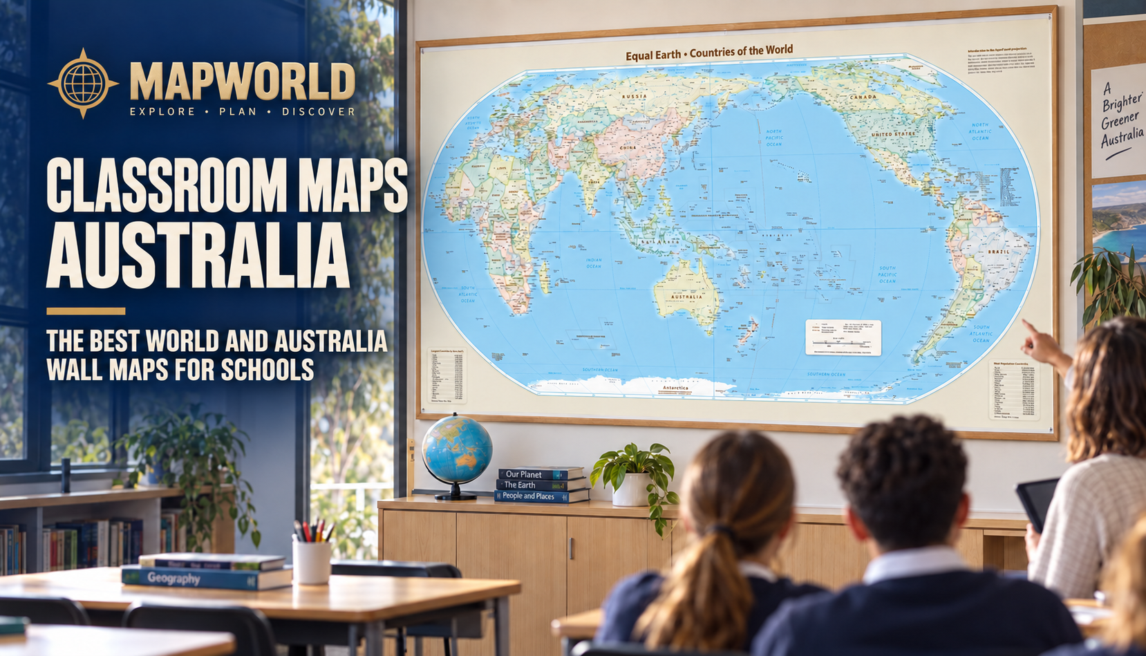Classroom Maps Australia: The Best World and Australia Wall Maps for Schools