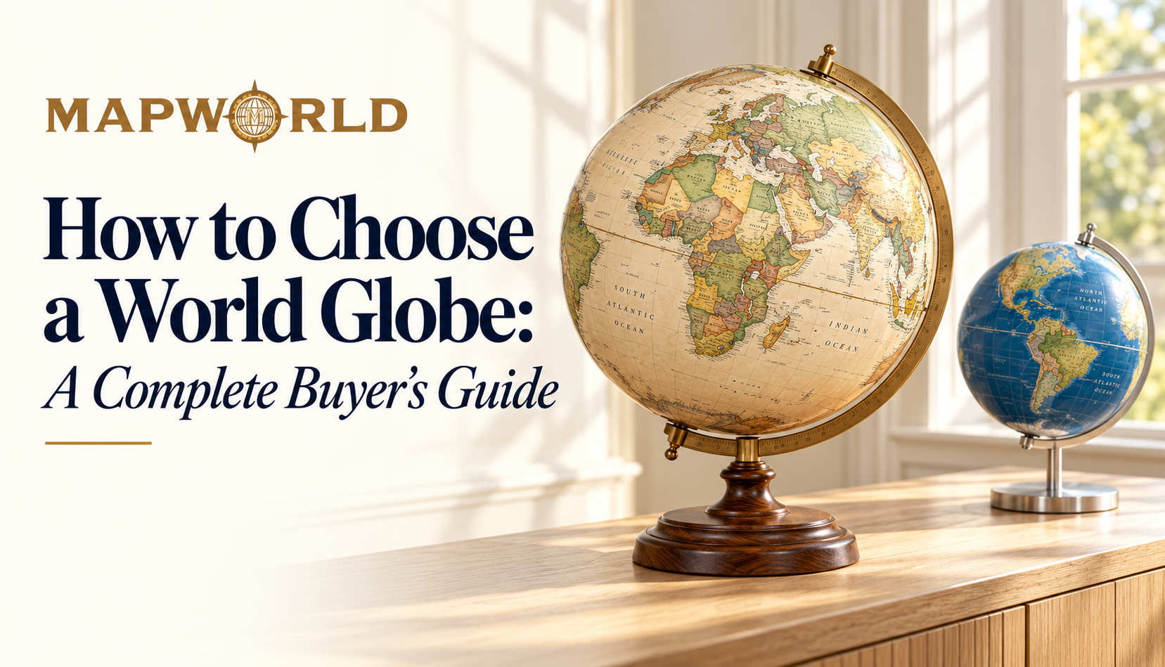 How to Choose a World Globe: A Complete Buyer's Guide