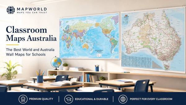 Classroom Maps Australia: The Best World and Australia Wall Maps for Schools