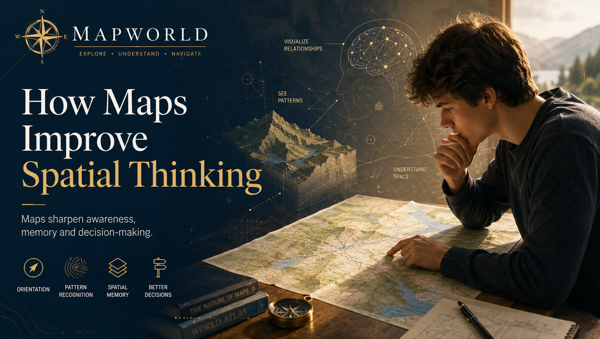 How Maps Improve Spatial Thinking
