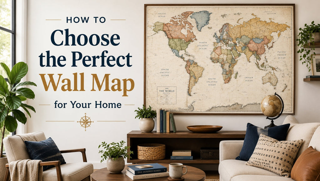 How to Choose the Perfect Wall Map for Your Home