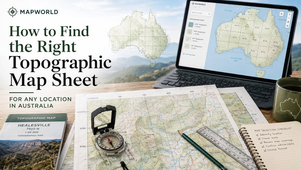 How to Find the Right Topographic Map Sheet for Any Location in Australia