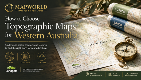 How to Choose Topographic Maps for Western Australia