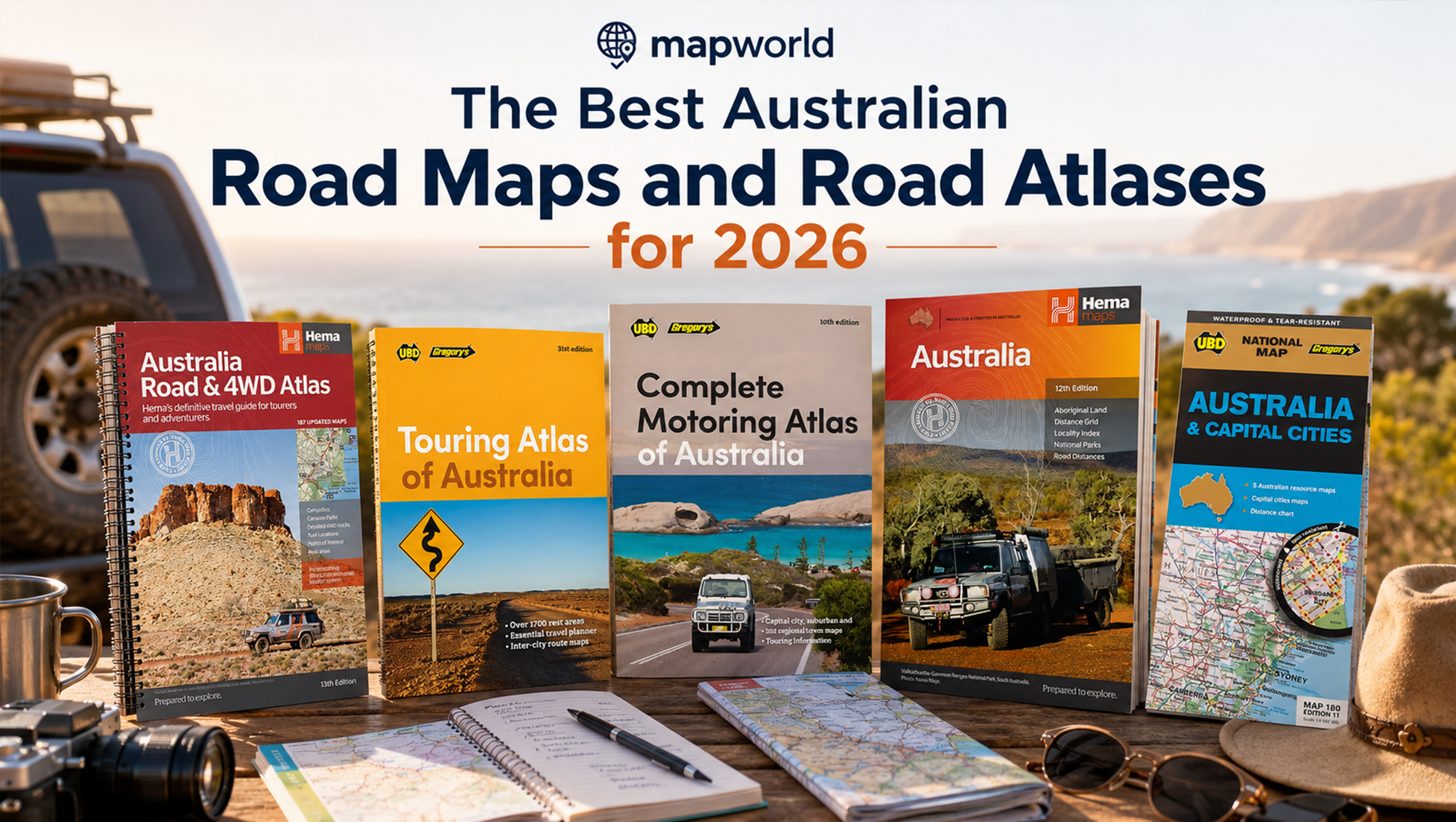 The Best Australian Road Maps and Road Atlases for 2026