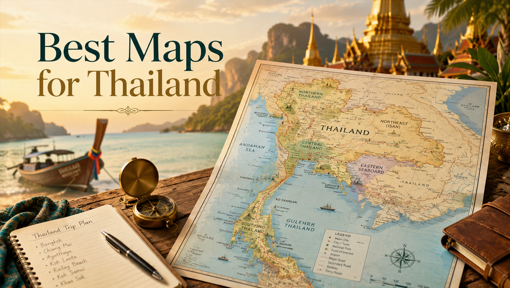Best Maps for Thailand
