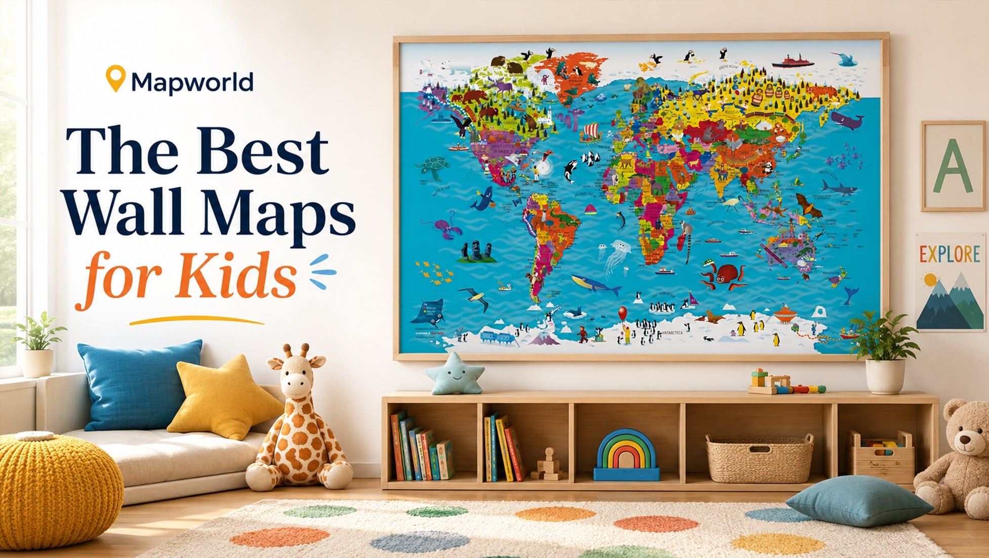 The Best Wall Maps for Kids