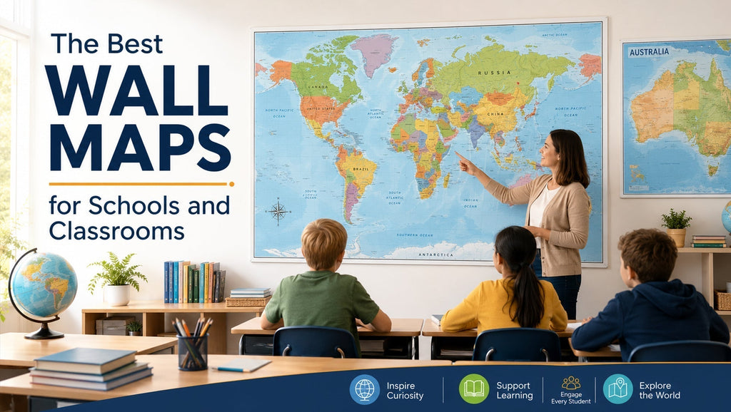 The Best Wall Maps for Schools and Classrooms