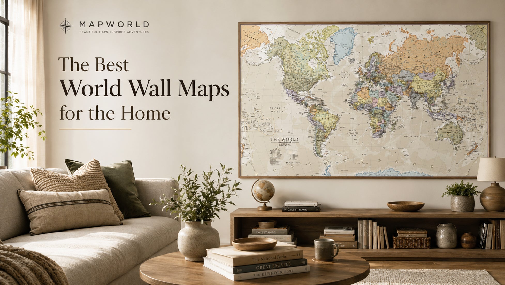 The Best World Wall Maps for the Home