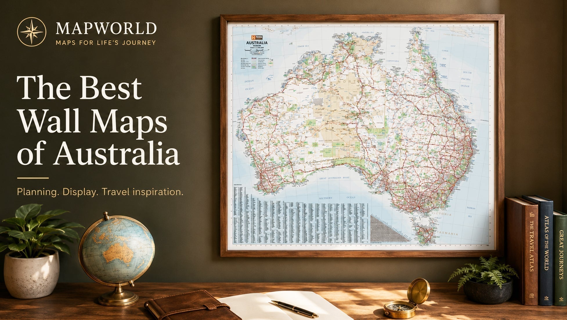 The Best Wall Maps of Australia