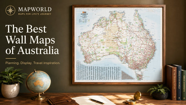 The Best Wall Maps of Australia