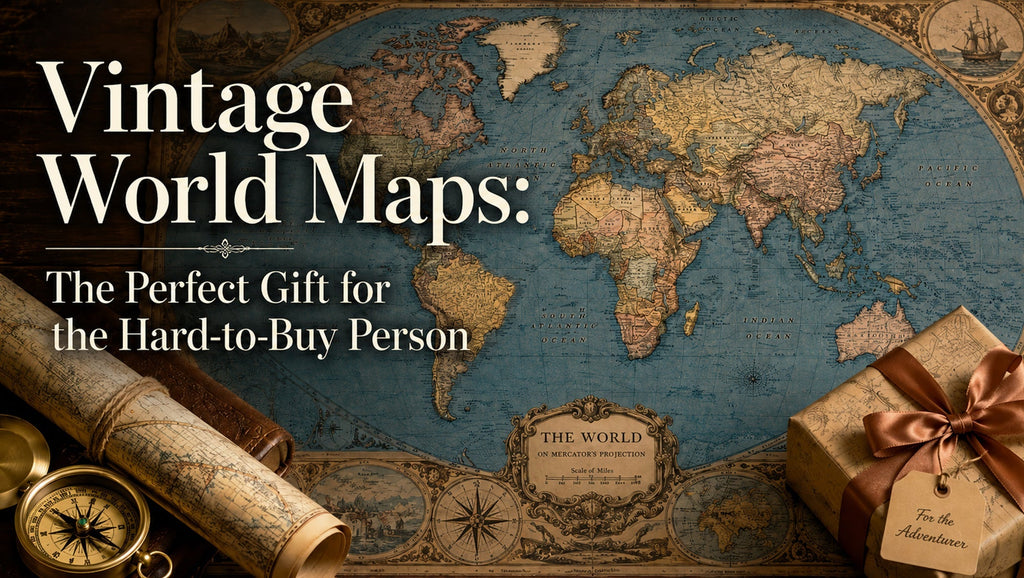 Vintage National Geographic Maps: The Perfect Gift for the Hard-to-Buy Person