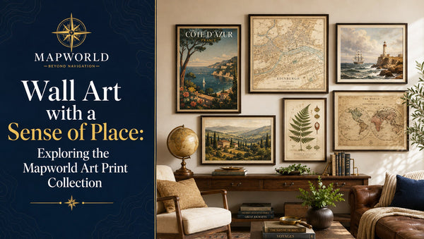 Wall Art with a Sense of Place: Exploring the Mapworld Art Print Collection