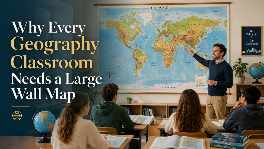 Why Every Geography Classroom Needs a Large Wall Map