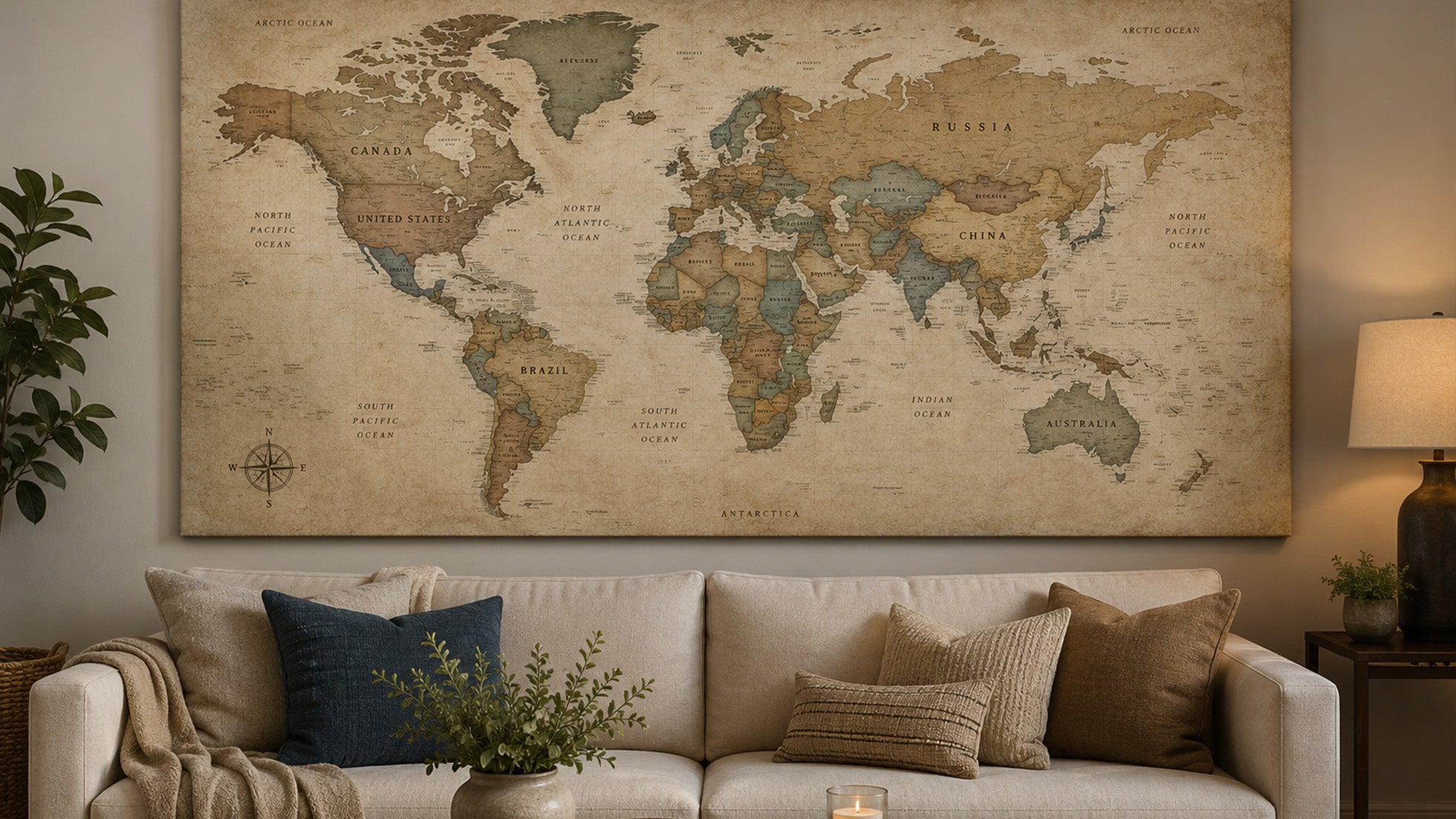 Amazing Canvas Maps: Why Our Maps Deserve a Place on Your Wall