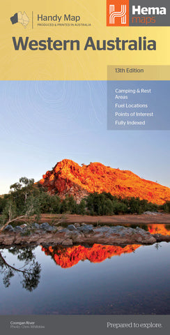 Western Australia Hema Handy Map 13th Edition