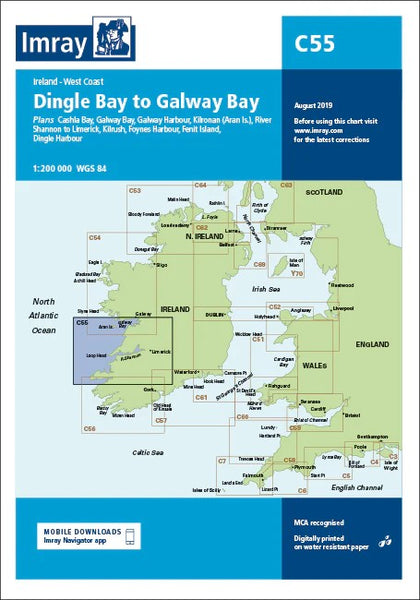 Dingle Bay to Galway Bay Imray Chart
