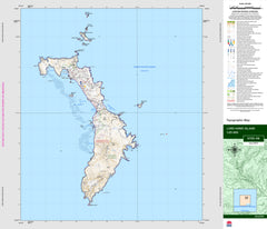 Lord Howe Island 0734-4N Topographic Map 1:25k