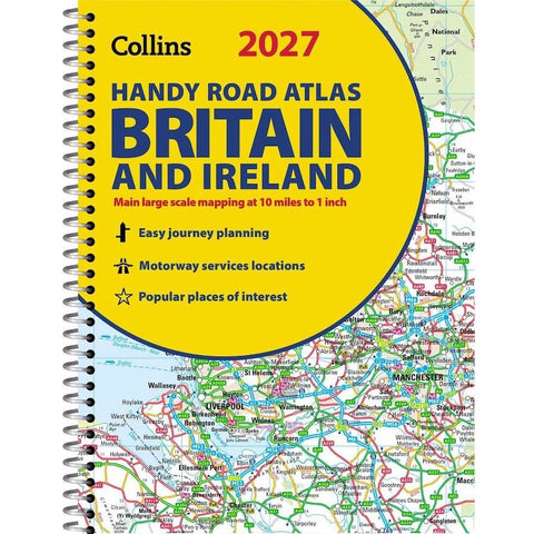 Britain Collins Handy Road Atlas 2027