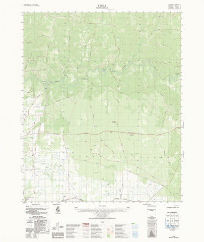 1929-1 Rosa 1:50k Topographic Map
