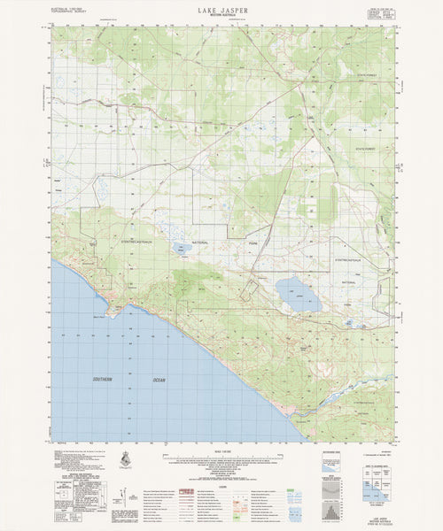 2029-3 Lake Jasper 1:50k Topographic Map