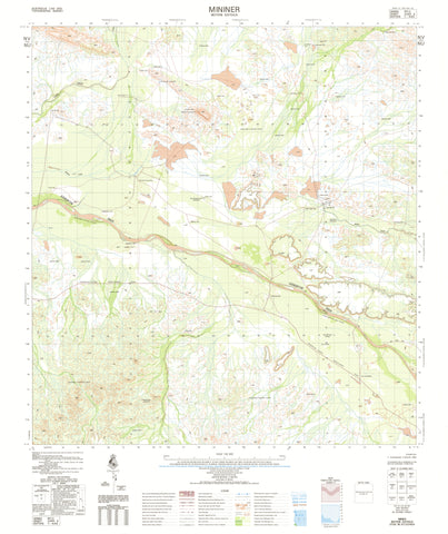2450-4 Mininer 1:50k Topographic Map