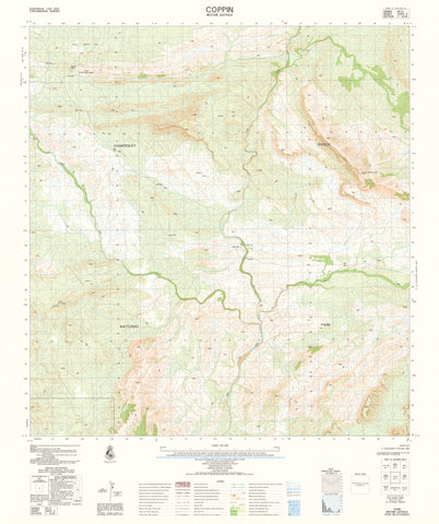 2552-3 Coppin 1:50k Topographic Map