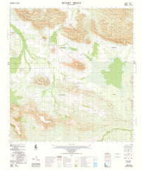 2552-4 Mount Bruce 1:50k Topographic Map