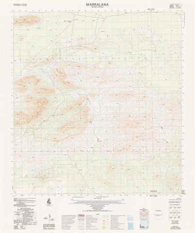2651-2 Marralana 1:50k Topographic Map