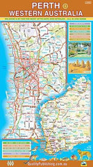 Perth & Western Australia Large QPA 710 x 1010mm Folded Map