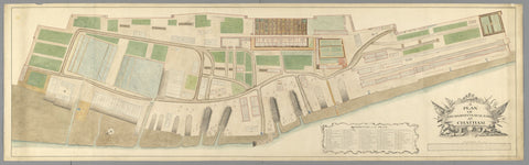 Chatham Dockyard Historic Wall Map 1774