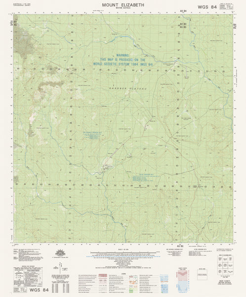 4165-3 Mount Elizabeth 1:50k Topographic Map