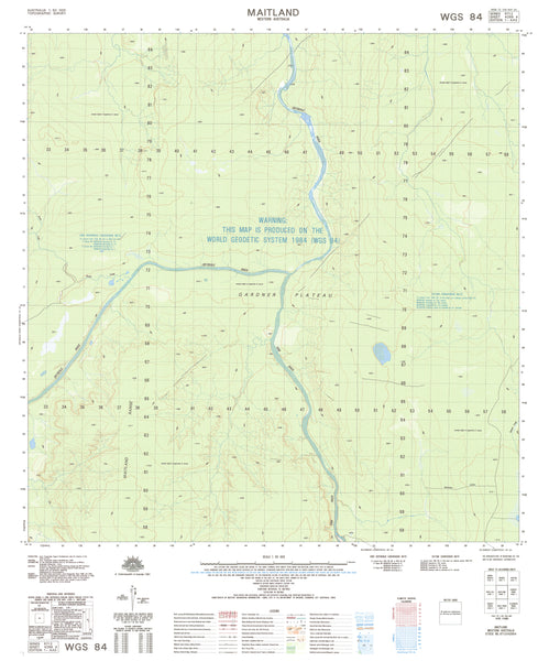 4266-4 Maitland 1:50k Topographic Map