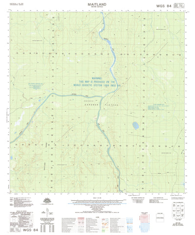 4266-4 Maitland 1:50k Topographic Map