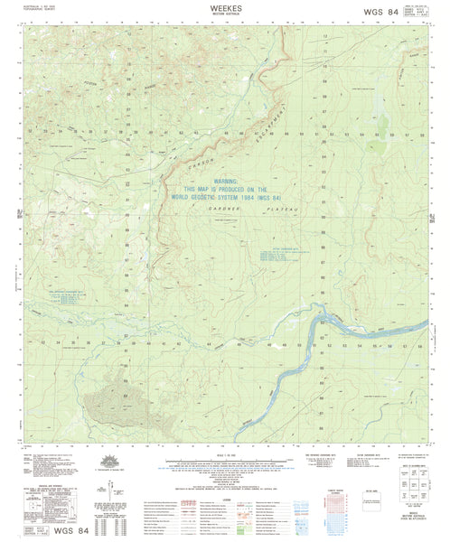 4267-3 Weekes 1:50k Topographic Map